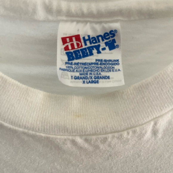 DRIVIN N CRYIN 1986-87 Vintage Single Stitch Center Stage Crew Tee Shirt XL - Picture 3 of 3